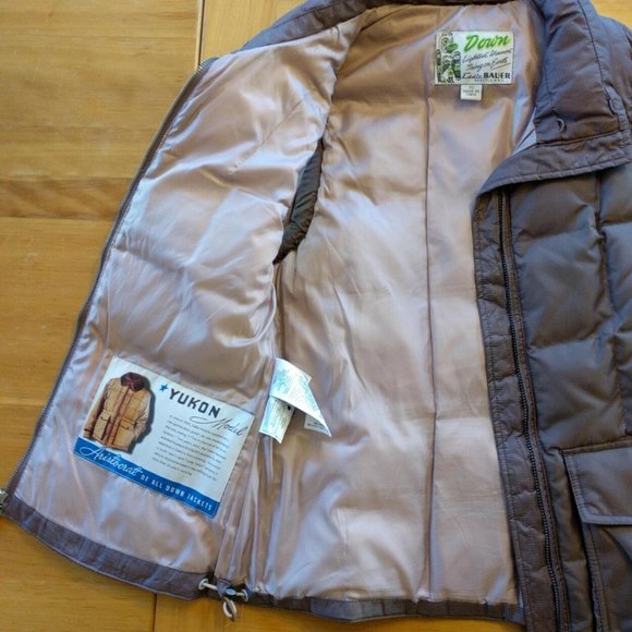 Eddie Bauer Purple Goose Down Vest - Picture 3 of 6